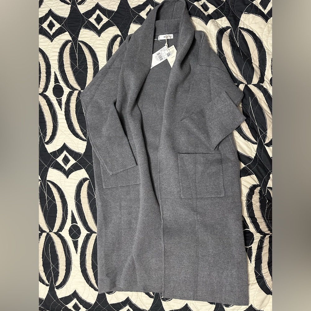 Mango Oversized Knitted Coat with pockets. New With Tags